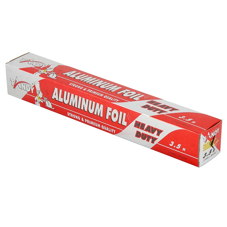 Folha de alumínio para embrulho de alimentos